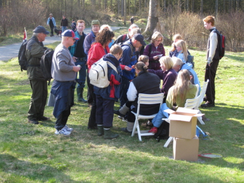 Registrering ved start